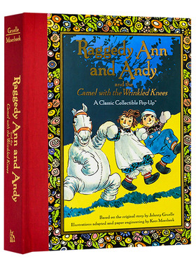 布娃娃安和安迪 立体书 Raggedy Ann and Andy and the Camel with the Wrinkled Knees 英文原版亲子互动 英文版睡前英语故事书