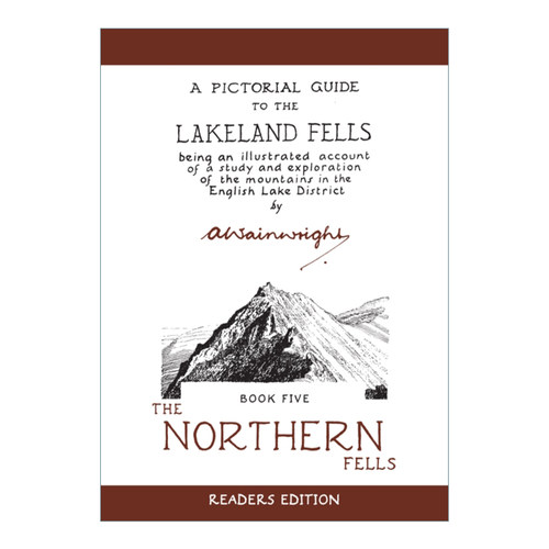 英文原版 The Northern Fells A Pictorial Guide to the Lakeland Fells 温莱特湖区瀑布图鉴 北部瀑布 英文版 进口英语原版书籍