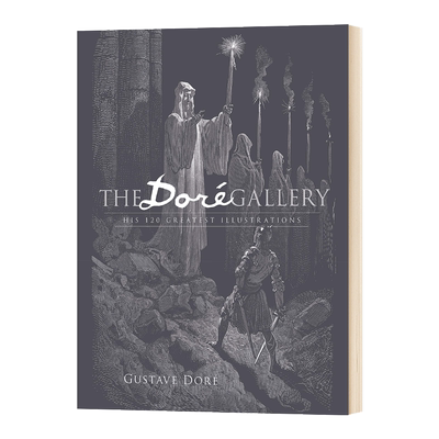 多雷的画廊 伟大的120幅插图 The Doré Gallery His 120 Greatest Illustrations 英文原版绘画艺术读物 进口书籍