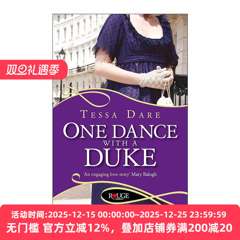 英文原版 One Dance with a Duke 与公爵一舞 Tessa Dare畅销摄政浪漫小说 英文版 进口英语原版书籍