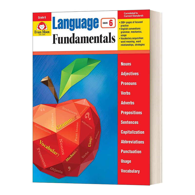 语言基础 六年级 Language Fundamentals Grade 6 英文原版小学教辅 进口英语书籍