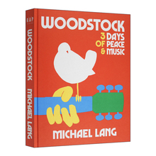 Woodstock 三天 Peace Days 艺术摄影集 Music 进口书籍 和平与音乐盛会 伍德斯托克音乐节50周年纪念册 英文版 英文原版