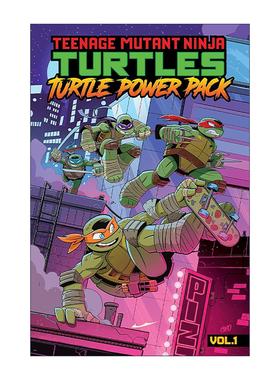 英文原版 Teenage Mutant Ninja Turtles Turtle Power Pack Vol.1 忍者神龟 神龟能量包 卷一 IDW漫画 Landry Q. Walker 英文版
