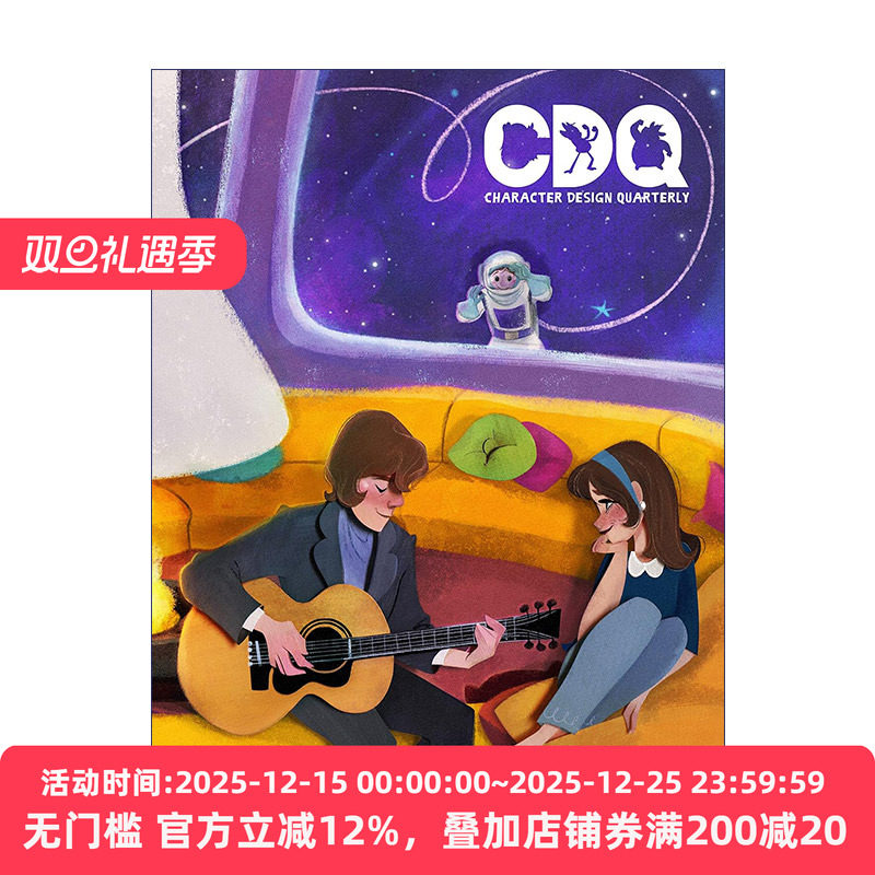 英文原版 Character Design Quarterly 24 CDQ角色设计季刊24 人物设计指南 动画角色设计指导科普读物 英文版 进口英语原版书籍
