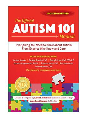 英文原版 The Official Autism 101 Manual 自闭症入门手册 第3版 独立出版人奖年度医学奖 英文版 进口英语原版书籍