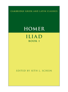 英文原版 Homer Iliad  Book I 荷马 伊利亚特 卷一 剑桥希腊拉丁语经典系列 原文加学者注释 英文版 进口英语原版书籍