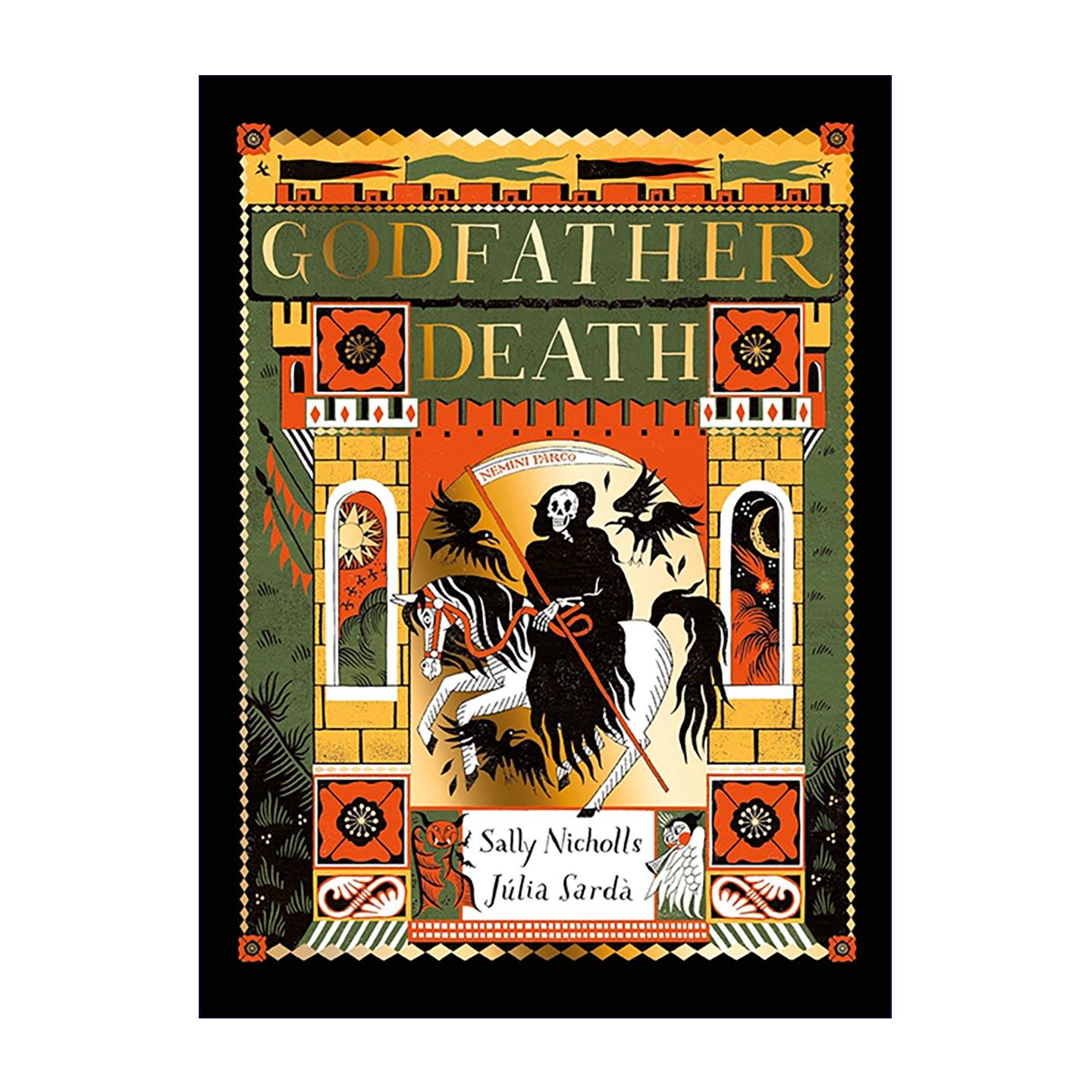 英文原版 Godfather Death 死神教父 格林童话 插画师Julia Sarda 英文版 进口英语原版书籍图片