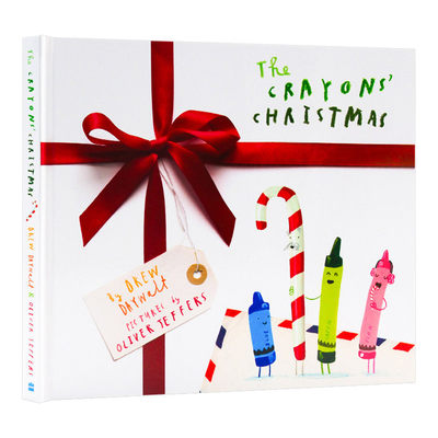 The Crayons’ Christmas 蜡笔家族的圣诞节 奥利弗杰夫斯暖心治愈图画书 英文原版儿童趣味幽默 精装 进口英语书籍