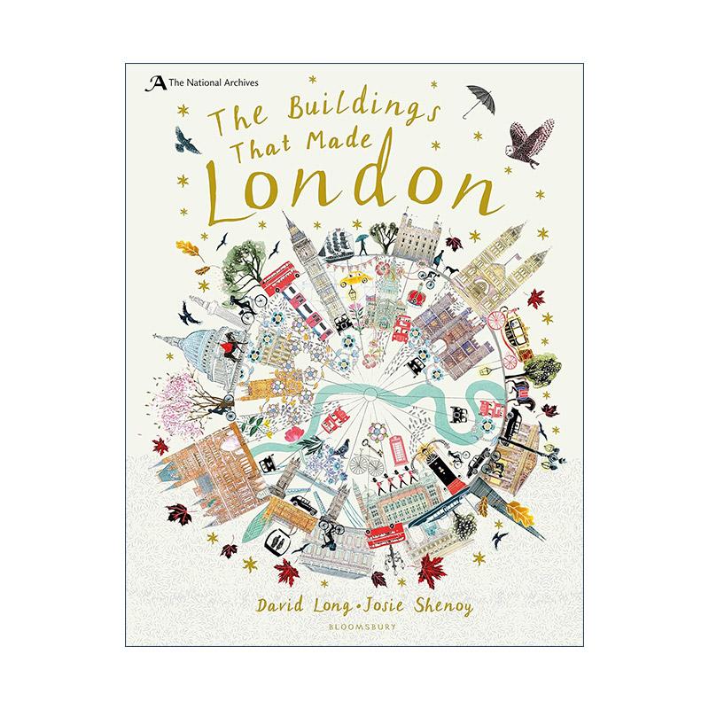 英文原版 The Buildings That Made London 伦敦的标志建筑 建筑艺术精装绘本 英文版 进口英语原版书籍