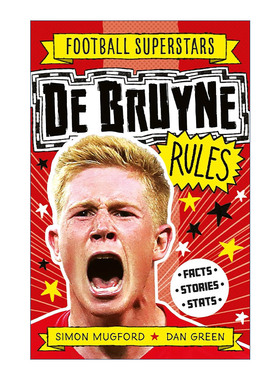 英文原版 Football Superstars De Bruyne Rules 足球明星特辑 凯文·德布劳内 儿童运动人物科普百科 英文版 进口英语原版书籍
