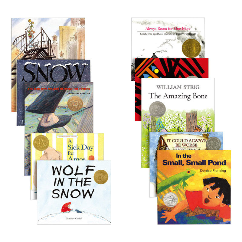 凯迪克获奖绘本10套装 Caldecott Award Winning 10Book Pack 英文原版儿童绘本 英文版幼儿英语启蒙读物书籍