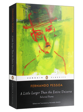 我的心略大于整个宇宙 A Little Larger Than The Entire  费尔南多 佩索阿诗选 英文原版诗歌读物 进口英语书籍