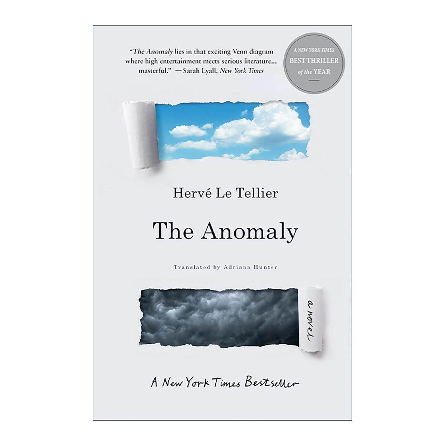 英文原版 The Anomaly 异常 龚古尔奖 惊悚科幻小说 艾尔维·勒泰利耶 英文版 进口英语原版书籍