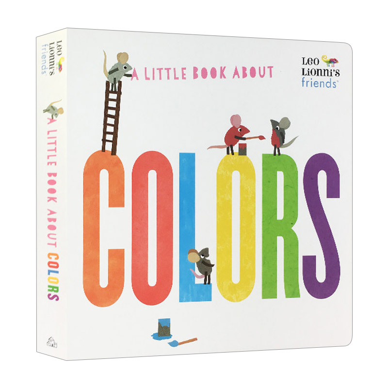 A Little Book About Colors 颜色 英文原版儿童纸板书 凯迪克奖作者李欧李奥尼 Leo Lionni 进口英语绘本书籍