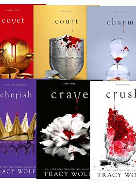 英文原版 Crave系列1-6册 Tracy Wolff 吸血鬼奇幻浪漫小说 珍惜/渴望/魅力/粉碎/觊觎/法院 英文版 进口英语原版书籍