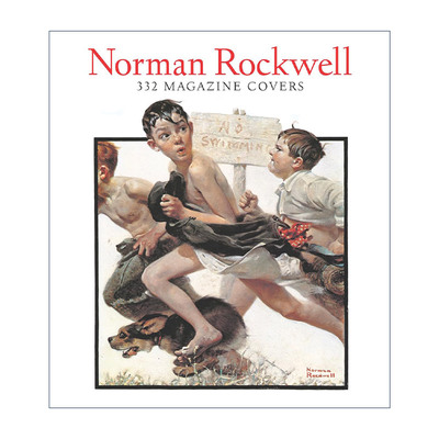 英文原版 Norman Rockwell 332 Magazine Covers Mini Folio 洛克威尔封面画集 332期杂志封面集 精装 英文版 进口英语原版书籍