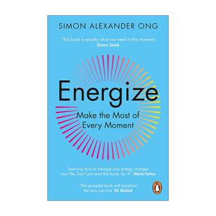 珍视并善用每一时刻 Simon 进口英语原版 Energize 书籍 英文版 活力全开 Ong 英文原版 Alexander