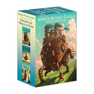 哈尔 书籍 进口英语原版 英文版 移动城堡3册盒装 Set Boxed Howl World 英文原版
