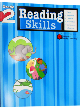Harcourt Family Learing Reading Skills Grade 2 哈考特美国小学英语阅读技巧二年级 英文原版儿童教辅 进口书籍