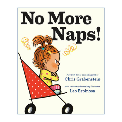 英文原版 No More Naps! 不要再打盹了 儿童趣味亲子绘本 纸板书 神奇图书馆作者Chris Grabenstein 英文版 进口英语原版书籍