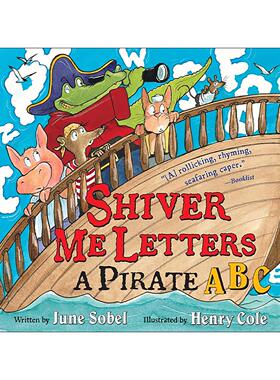 英文原版 Shiver Me Letters 找找字母书 儿童图画书 英文版 进口英语原版书籍