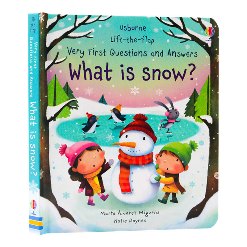 is snow 英文原版科普绘本翻翻书 百科生活常识 进口早教启蒙英语书籍