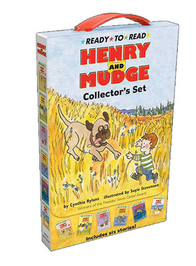享利和玛吉6本套装合集1 Henry and Mudge Collector's Set 汪培珽第2阶段分级读物 Ready to Read L2 英文原版儿童读物书籍