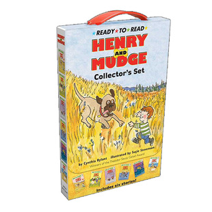 享利和玛吉6本套装合集1 Henry and Mudge Collector's Set 汪培珽第2阶段分级读物 Ready to Read L2 英文原版儿童读物书籍