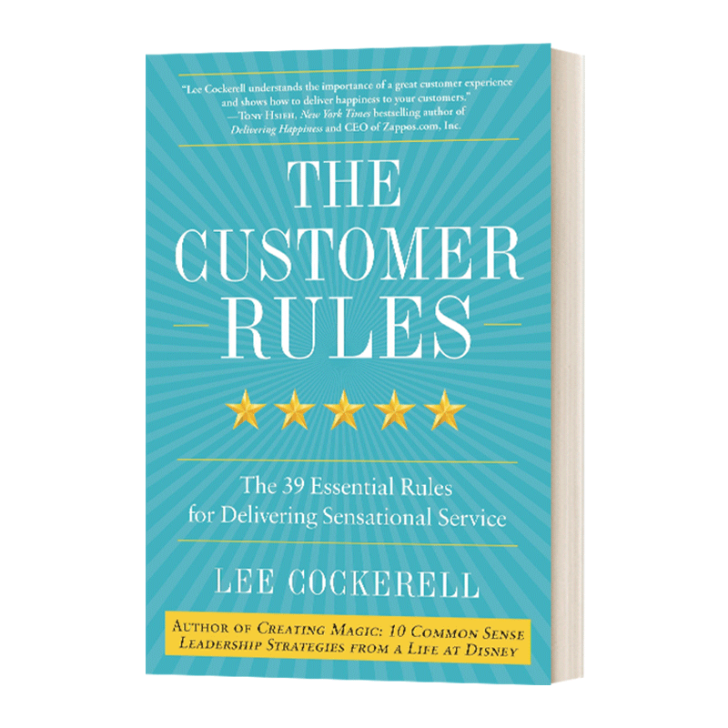 The Customer Rules 卖什么都是卖体验 互联网时代必学的39条客户体验法则 迪斯尼高管40年客户体验精髓总结 英文原版营销技巧书籍