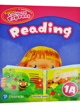 培生香港朗文小学英语教材 Primary Longman Express 1A Reading 一年级上学期 阅读练习册 第二版 英文原版朗文快车PLE 英文版
