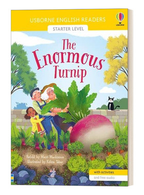 英文原版 English Readers Starter Level1 The Enormous Turnip 分级阅读入门级 拔萝卜 英文版 进口英语原版书籍