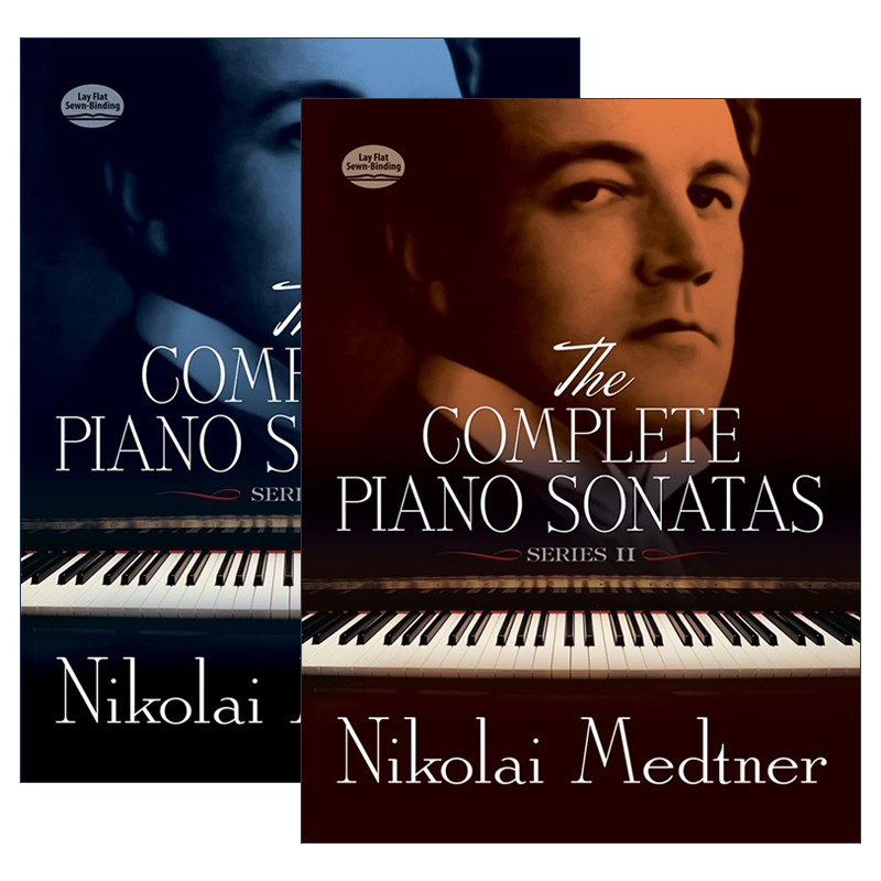 英文原版 The Complete Piano Sonatas  Series 尼古拉·梅特纳钢琴鸣奏曲全集2册 Nikolai Medtner 英文版 进口英语原版书籍 书籍/杂志/报纸 艺术类原版书 原图主图