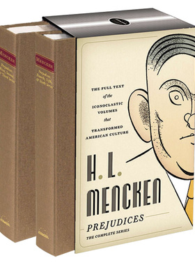 门肯故事集 偏见集 H. L. Mencken Prejudices 美国文库系列 精装收藏 英文原版文学诗歌读物书籍