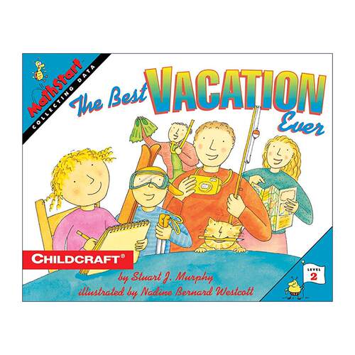 英文原版 Mathstart Level 2 The Best Vacation Ever 数学启蒙绘本2级 英文版 进口英语原版书籍
