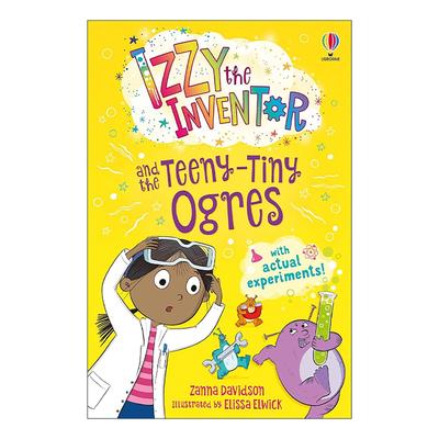英文原版 Izzy The Inventor and the Teeny Tiny Ogres 发明家伊兹和小小食人魔 儿童幽默动作冒险章节桥梁书 进口英语原版书籍