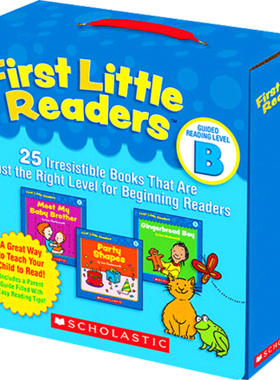 小读者系列指导性阅读家长套装B级25册 英文原版儿童读物 First Little Readers Guided Reading Level B 进口课外阅读英语书籍