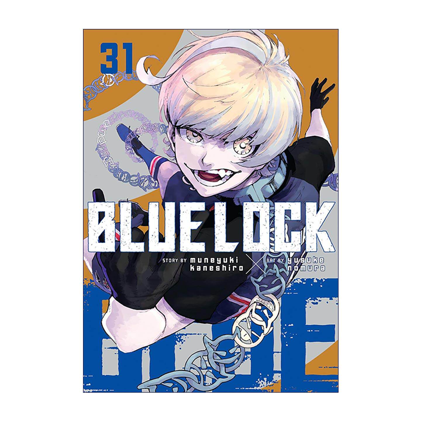 英文原版 Blue Lock 31 蓝色监狱系列31 同名日本动漫 足球体育漫画 野村优介 英文版 进口英语原版书籍