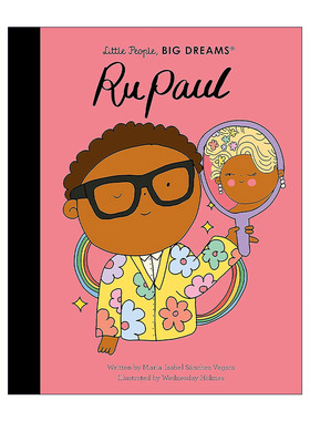 英文原版 Little People Big Dreams RuPaul 小人物大梦想儿童精装绘本 变装皇后鲁保罗 英文版 进口英语原版书籍