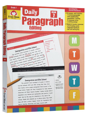 Daily Paragraph Editing Grade 7 TE 每日练习系列 段落编辑 七年级 完整版