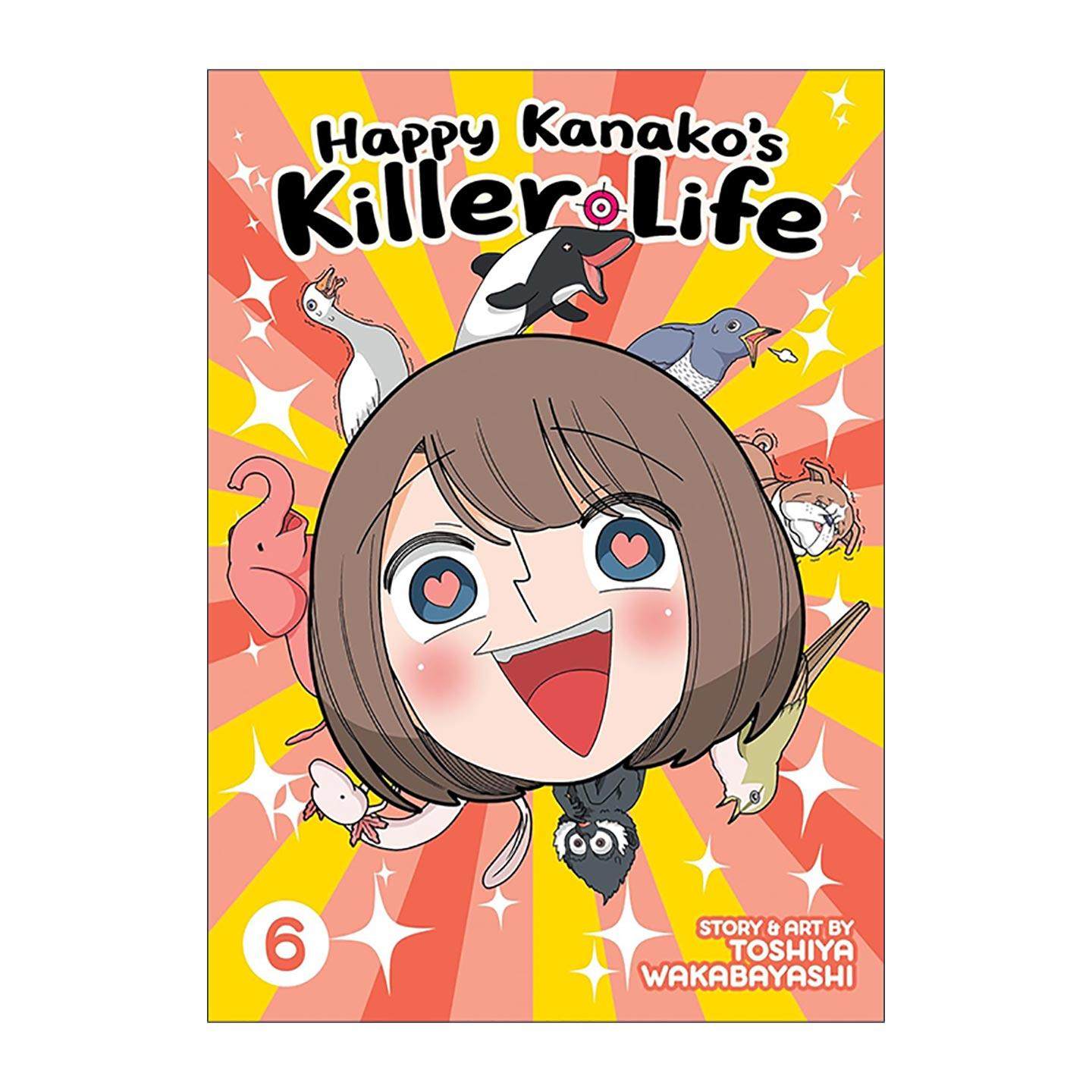 英文原版 Happy Kanako's Killer Life 6 幸福伽菜子的快乐杀手生活6 同名日剧搞笑漫画 徒然喜欢你作者若林稔弥 进口英语原版书籍