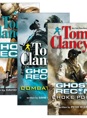 Tom Clancy's Ghost Recon 彩虹六号 幽灵行动系列3册 英文原版惊悚悬疑间谍小说 Peter Telep 进口英语书籍