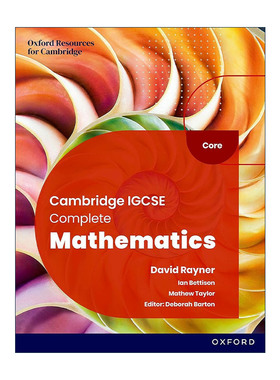 英文原版 New Cambridge IGCSE Complete Mathematics Core Student Book 牛津剑桥IGCSE考试教材 基础核心数学学生用书 第六版