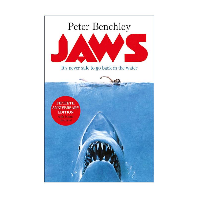 英文原版 Jaws 大白鲨 斯皮尔伯格电影原著 英文版 进口英语原版书籍