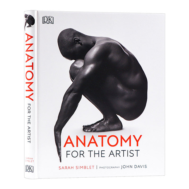 DK艺用人体解剖骨骼肌肉图解精装 Anatomy for the Artist英文原版人体绘制参考进口英语书籍-封面