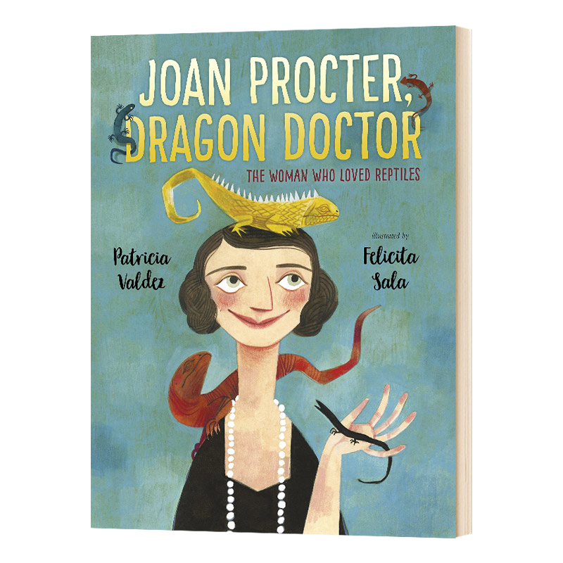 一个喜欢爬行动物的女士 Felicita Sala Joan Procter  Dragon Doctor 英文原版儿童启蒙读物 进口英语书籍