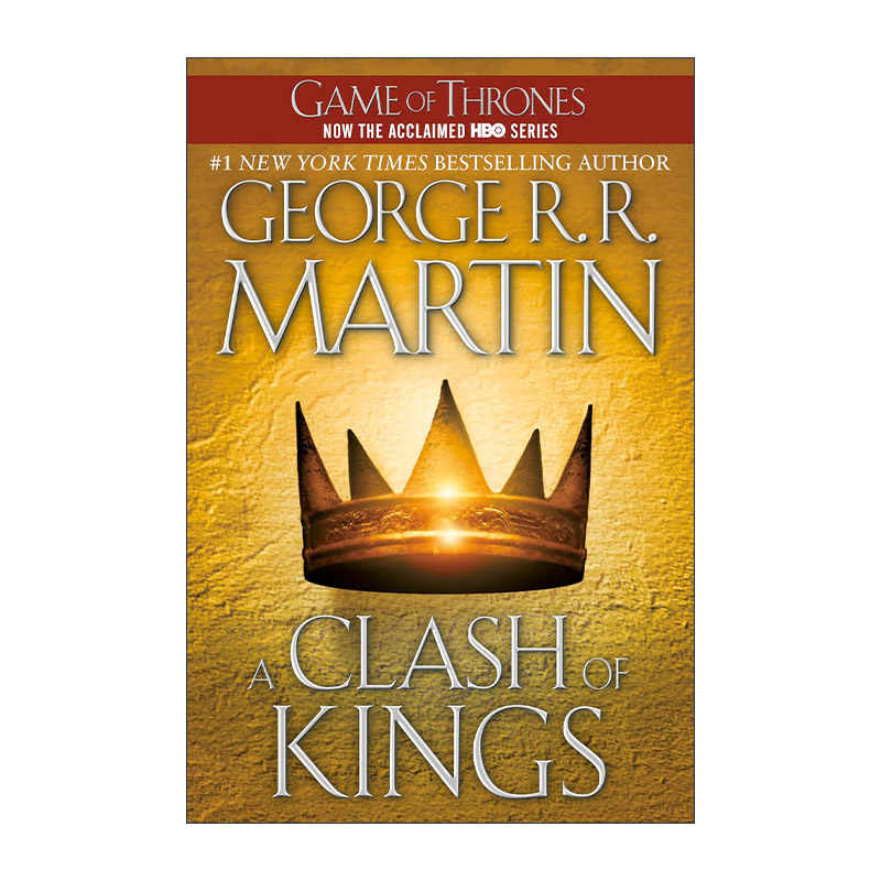 英文原版 A Clash of Kings A Song of Ice and Fire  Book 2 冰与火之歌2 列王的纷争 英文版 进口英语原版书籍