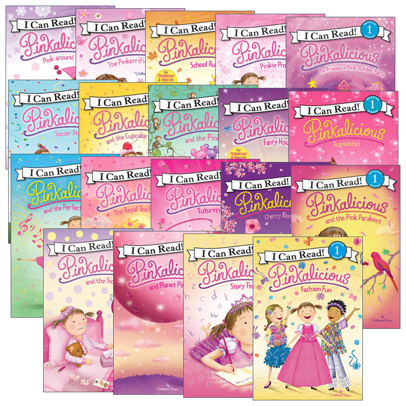 正版 粉红控系列19册 儿童绘本 Pinkalicious I Can Read系列第一阶段 汪培珽书单