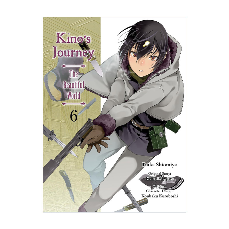 英文原版 Kino's Journey the Beautiful World Vol.6 奇诺之旅 卷六 同名动漫漫画 时雨泽惠一 英文版 进口英语原版书籍
