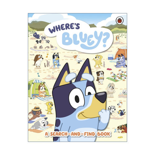 英文原版 Bluey Where's Bluey Search and Find Book 小蓝狗布鲁伊 找找布鲁伊在哪里 儿童趣味找找书 英文版 进口英语原版书籍