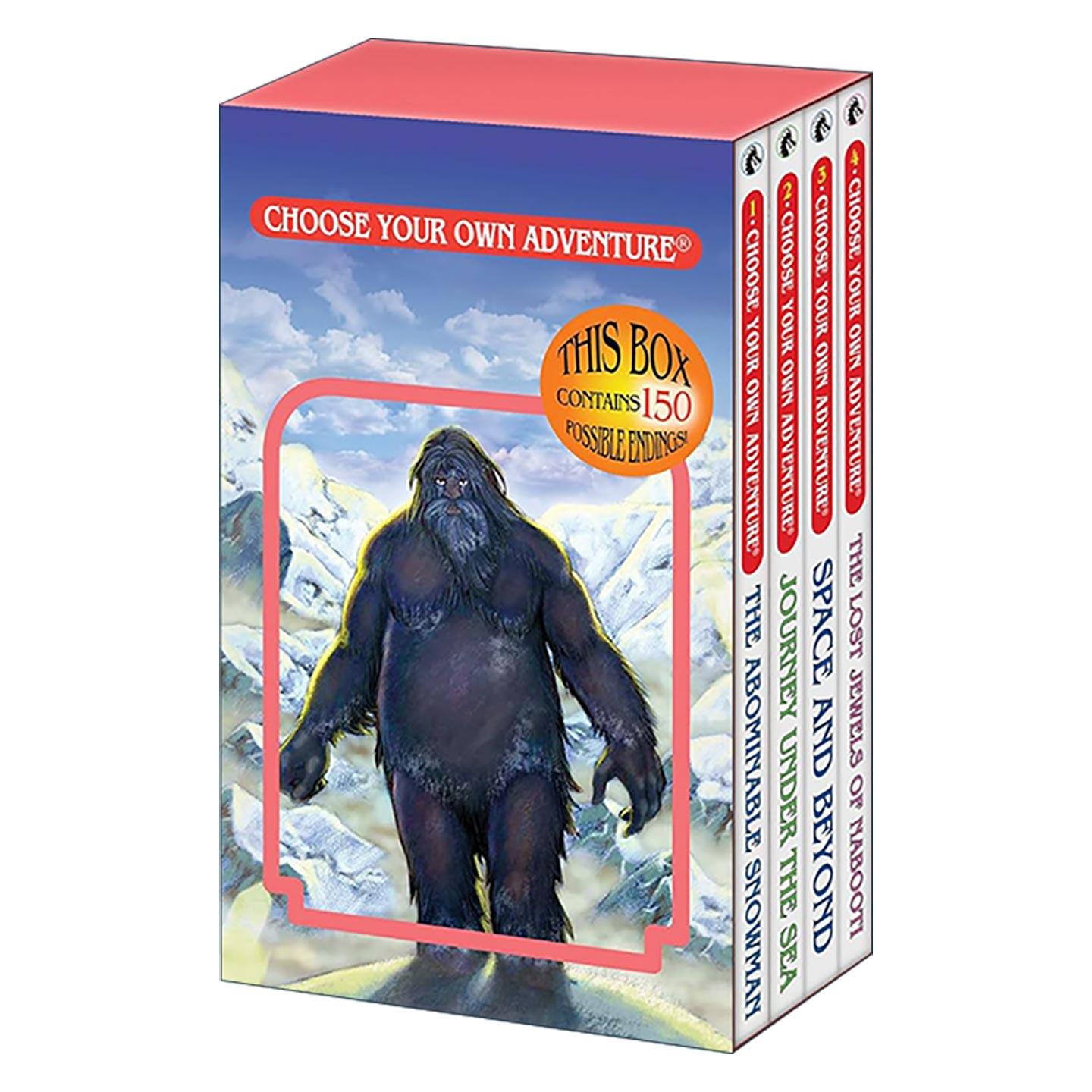 英文原版 Choose Your Own Adventure 4-Book Boxed Set #1 惊险岔路口系列 1-4册盒装套装 英文版 进口英语原版书籍